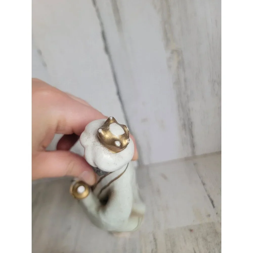 Vintage 3 king‎ gift rustic ceramic figure xmas religious
